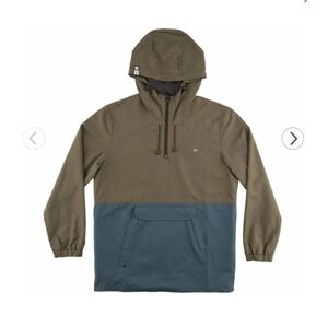 Salty Crew Technical Jacket Deckhand Shoreline Hoodie Pullover XL 1/4 Zip 1X